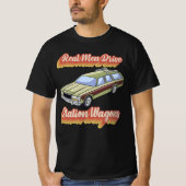 Wagons van het Real Mannen Station T-shirt (Voorkant)