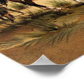 WagonTrain in de Verenigde Staten Poster (Hoek)