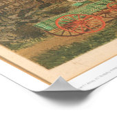 Wagontreinen die in de buitenste haven aankomen (1 poster (Hoek)