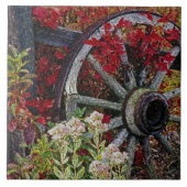 Wagonwiel 1 Tegel Tegeltje (Voorkant)