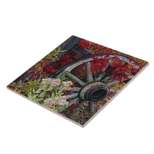 Wagonwiel 1 Tegel Tegeltje (Zijkant)