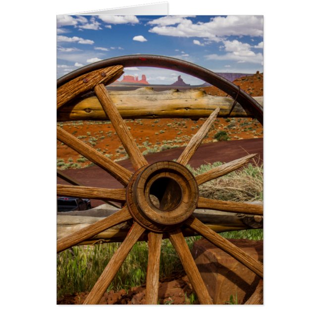 Wagonwiel close-up, Arizona (Voorkant)