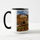 Wagonwiel close-up, Arizona Mok (Links)