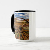 Wagonwiel close-up, Arizona Mok (Voorkant links)