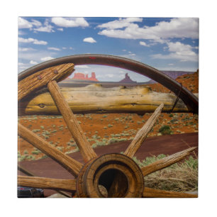 Wagonwiel close-up, Arizona Tegeltje