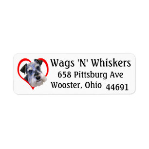 "Wags "N" Whiskers" Etiket