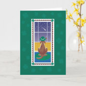 WagsToWishes_"Wishing You" St. Patrick's Day Kaart (Gele Bloem)