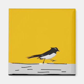 Wagtail magneet (geel)