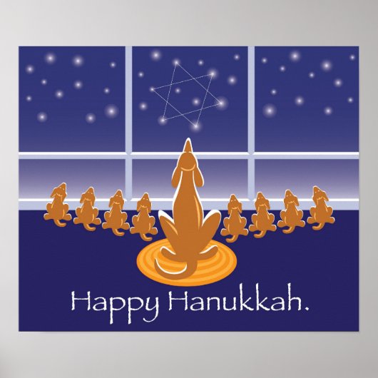 WagToWishes_Menorah Dogs poster (Voorkant)