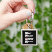 Wagyu Beef Steak BBQ Enthusiast Grill Barbecue Sleutelhanger (Hand)