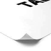 Wagyu praten over grappige vlees steak pun poster (Hoek)