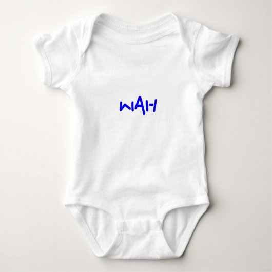 Wah baby shirt (Voorkant)
