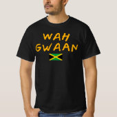Wah Gwaan G00d alleen Rasta Reggae Roots Jamai T-shirt (Voorkant)