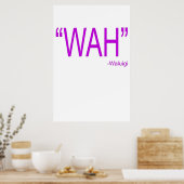 Wah Waluigi Poster (Keuken)