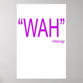 Wah Waluigi Poster (Voorkant)