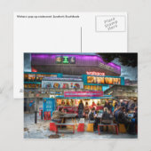 Wahaca pop-up restaurant, Southbank in Londen Briefkaart (Voorkant / Achterkant)