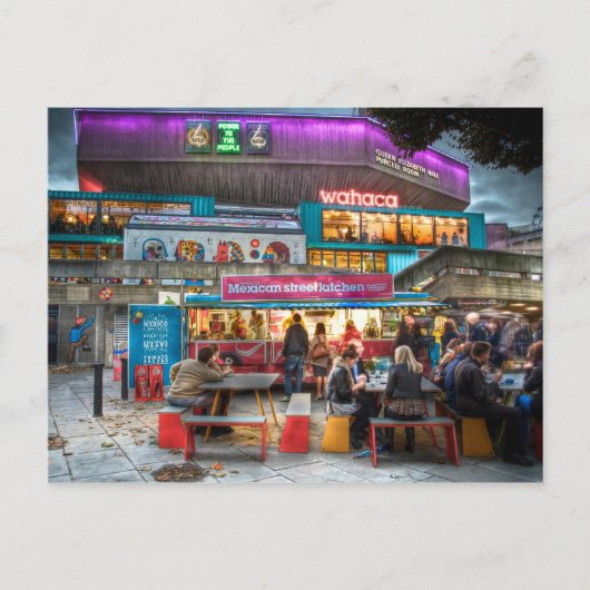 Wahaca pop-up restaurant, Southbank in Londen Briefkaart (Voorkant)