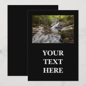 Wahconah-Herfsten Dank u wel, Dalton, MA Bedankkaart (Voorkant / Achterkant)