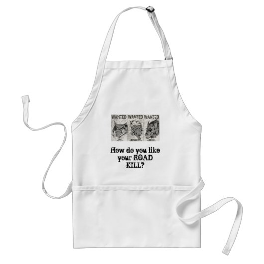 Waheela Road Kill Apron Standaard Schort (Voorkant)