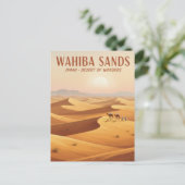 Wahiba Sands Oman Travel Briefkaart (Staand voorkant)