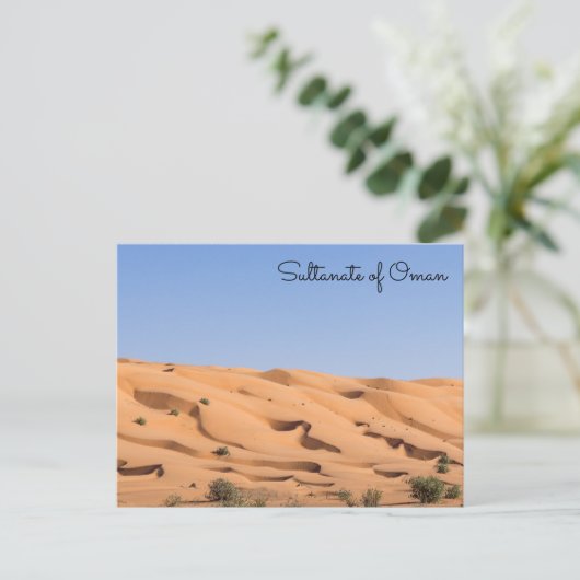 Wahiba Sands woestijn - Oman Briefkaart (Staand voorkant)