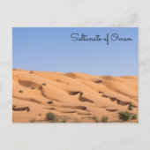 Wahiba Sands woestijn - Oman Briefkaart (Voorkant)
