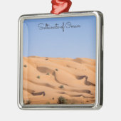 Wahiba Sands woestijn - Oman Metalen Ornament (Links)