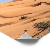 Wahiba Sands woestijn - Oman Poster (Hoek)