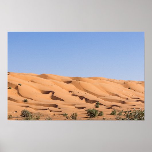 Wahiba Sands woestijn - Oman Poster (Voorkant)