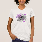 Wahine Lace Hawaïaanse Orchidee T - shirts (Voorkant)