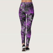 Wahine Lace Hawaïaanse tropische orchidee Leggings (Achterkant)