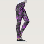 Wahine Lace Hawaïaanse tropische orchidee Leggings (Rechts)