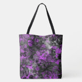 Wahine Lace Hawaiian Orchid Beach Tote Bag (Achterkant)