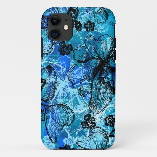 Wahine Lace Hawaiian Orchid Case-Mate iPhone Case (Achterkant)