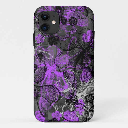 Wahine Lace Hawaiian Orchid Case-Mate iPhone Case (Achterkant)