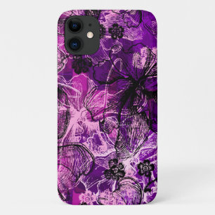 Wahine Lace Hawaiian Orchid Pink Case-Mate iPhone Case