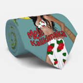 Wahine Pinup Mele Kalikimaka Stropdas 2 (Opgerold)