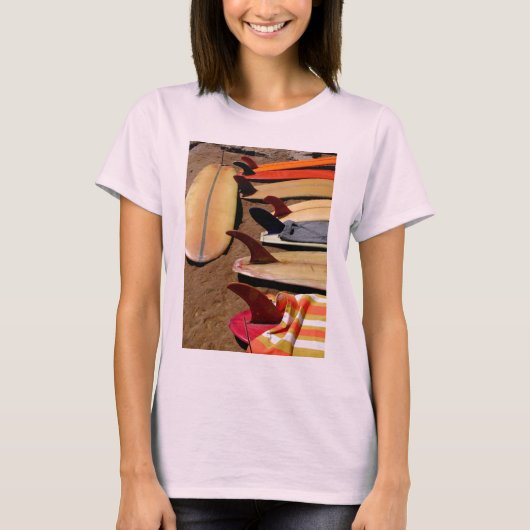 Wahine surfer girl t-shirt (Voorkant)