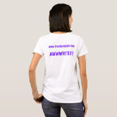 WAHINE - TEAM AWSCHRIFE - MANO - WHITE T-SHIRT (Achterkant volledig)