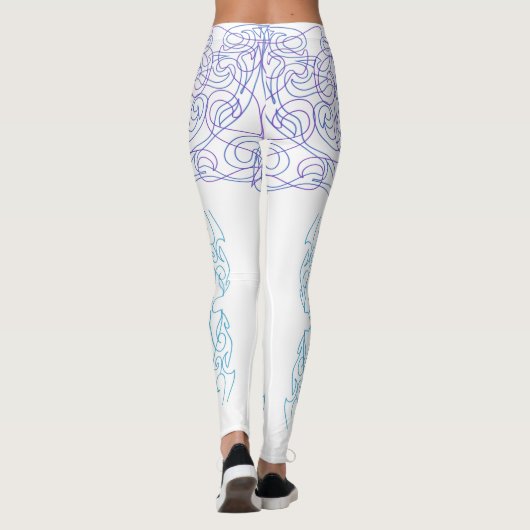 Wahine Toa Tribal Leggings (Achterkant)