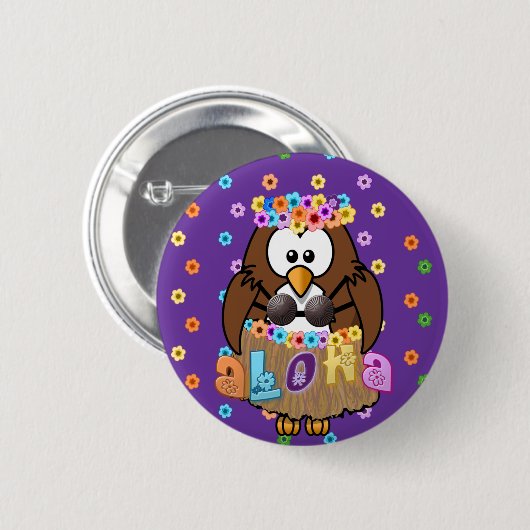 wahineuil ronde button 5,7 cm (Voorkant /achterkant)