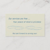 WaHIP Biz-kaart Visitekaartje (Achterkant)