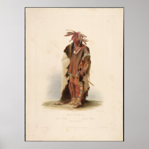 Wahk-tä-ge-li "Gallant Warrior" Poster