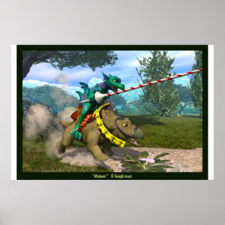 Wahoo. A Knight-Mare Poster