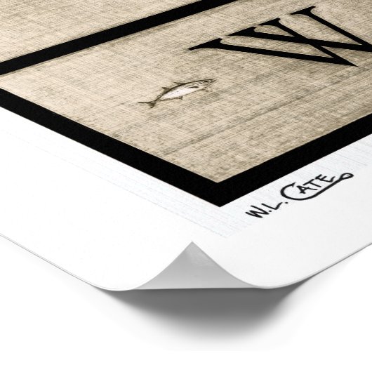 Wahoo B&W-Posters, -Prints en -Lijsten Poster (Hoek)