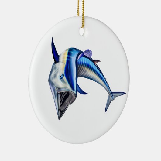 Wahoo Christmas Keramisch Ornament (Rechts)