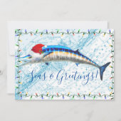 Wahoo Flat Holiday Kaart (Voorkant)