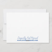 Wahoo Flat Holiday Kaart (Achterkant)