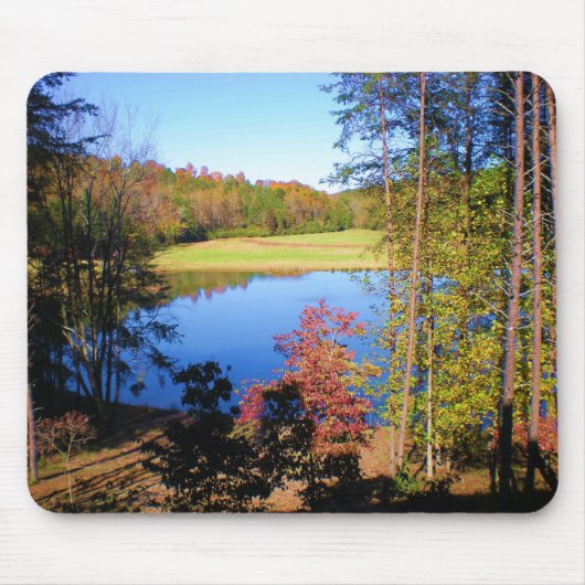 wahoo-herfst, volledige kleur muismat (Voorkant)