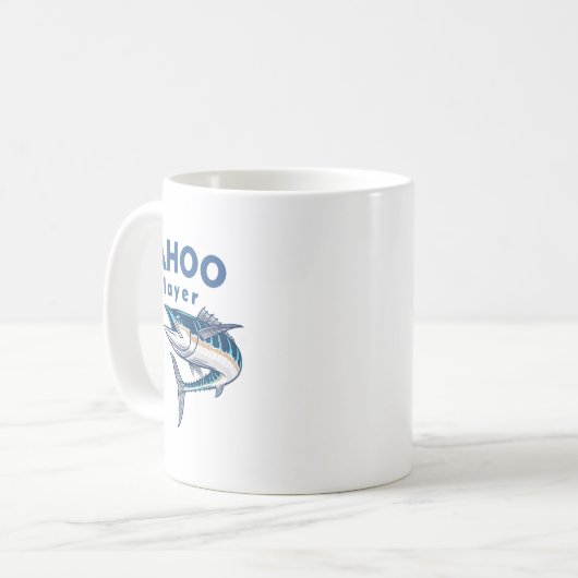 Wahoo Slayer Salt Water Fishing Wahoo Koffiemok (Voorkant links)
